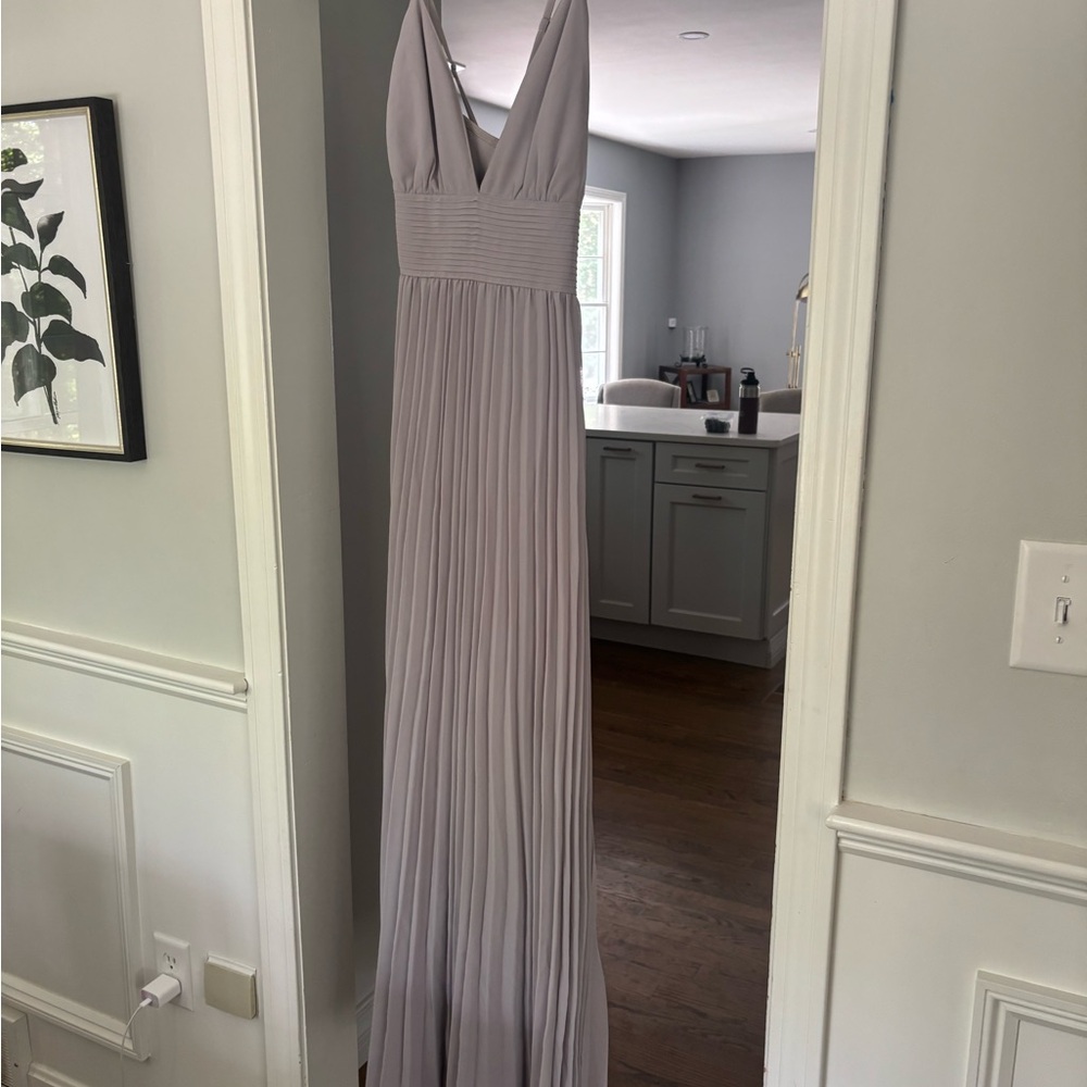 Lulu's Purple Halter Maxi Gown for Weddings